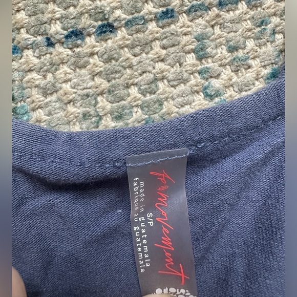 FP Movement by Free People Hot Shot Mini Dress, Blue Indigo, size small - Picture 3 of 3